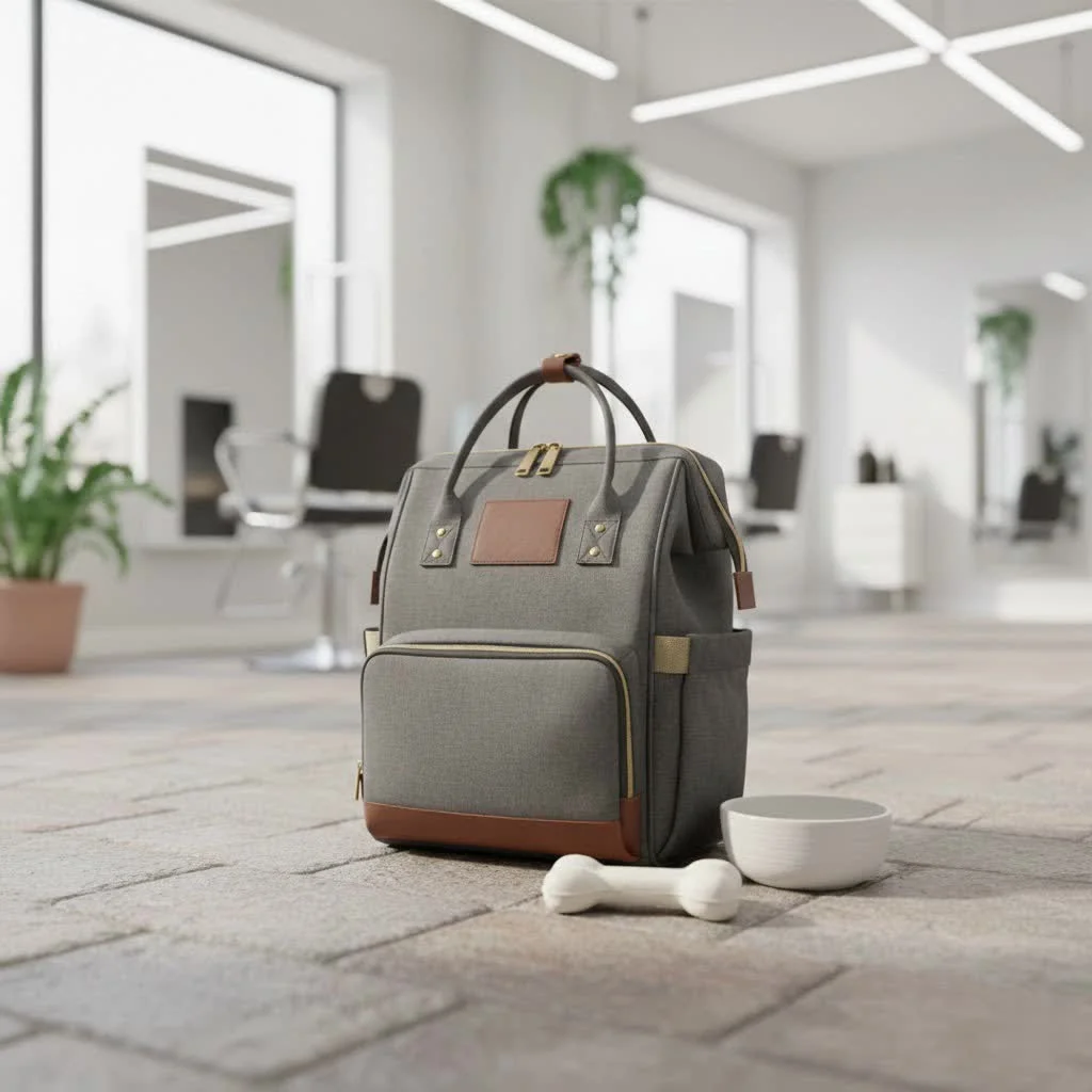 Itzy Ritzy Boss Plus Diaper Bag in a stylish setting