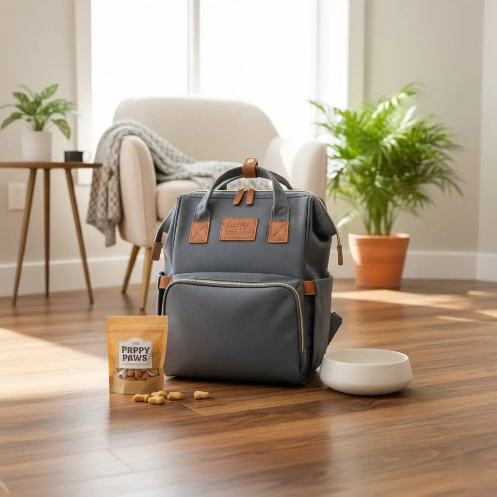 Diaper bag with various compartments